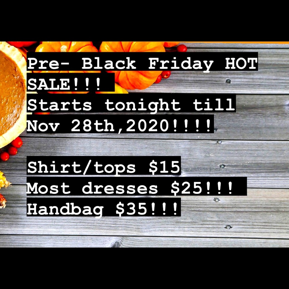 PRE Black Friday Sale!!! HOT SALE!!